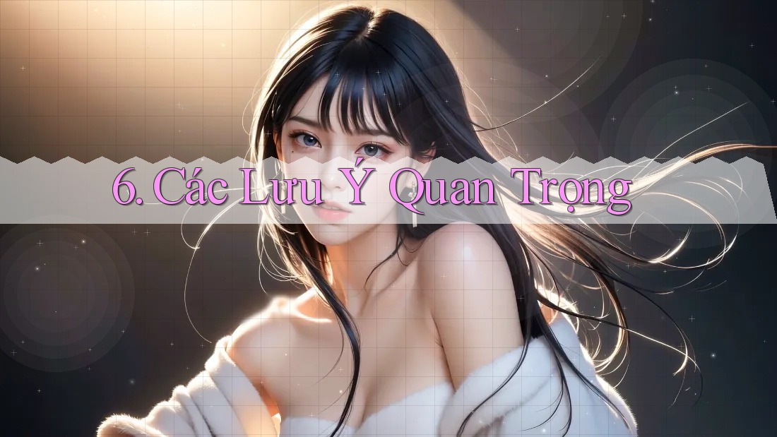6. Các Lưu Ý Quan Trọng