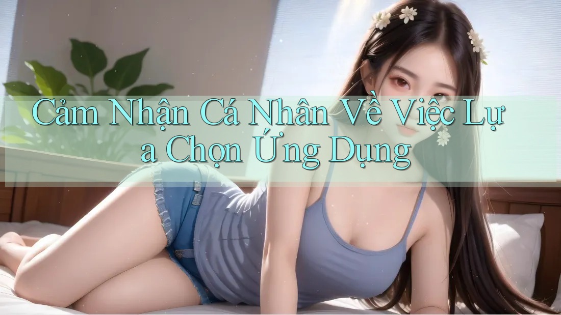 Cảm Nhận Cá Nhân Về Việc Lựa Chọn Ứng Dụng
