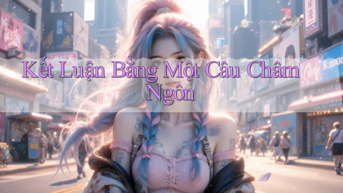 Kết Luận Bằng Một Câu Châm Ngôn