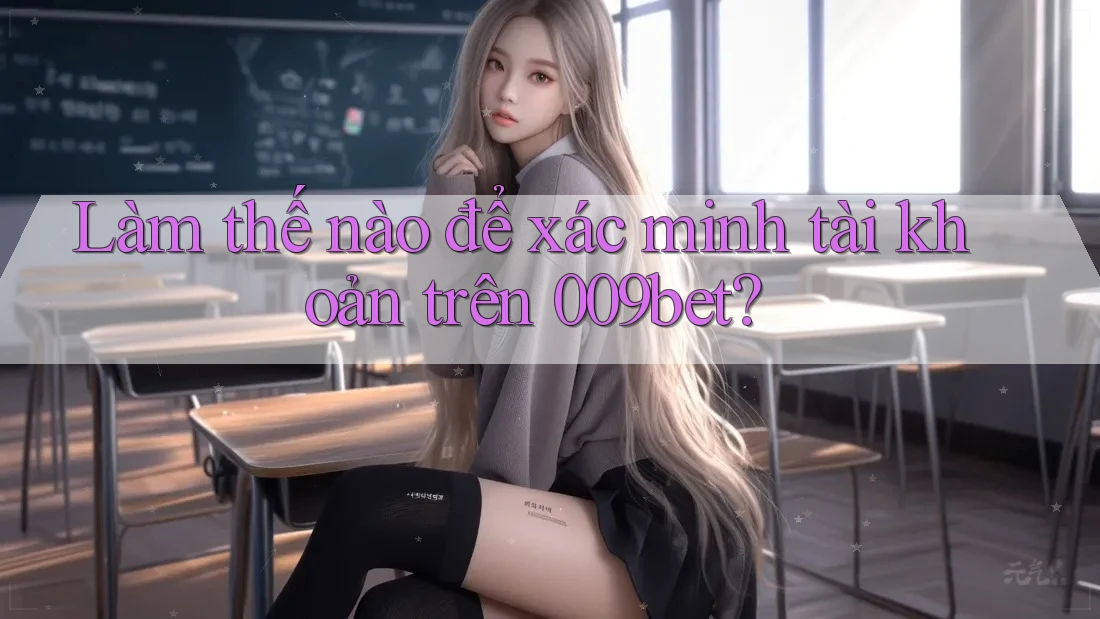 Làm thế nào để xác minh tài khoản trên 009bet?