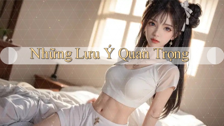 Những lưu ý quan trọng