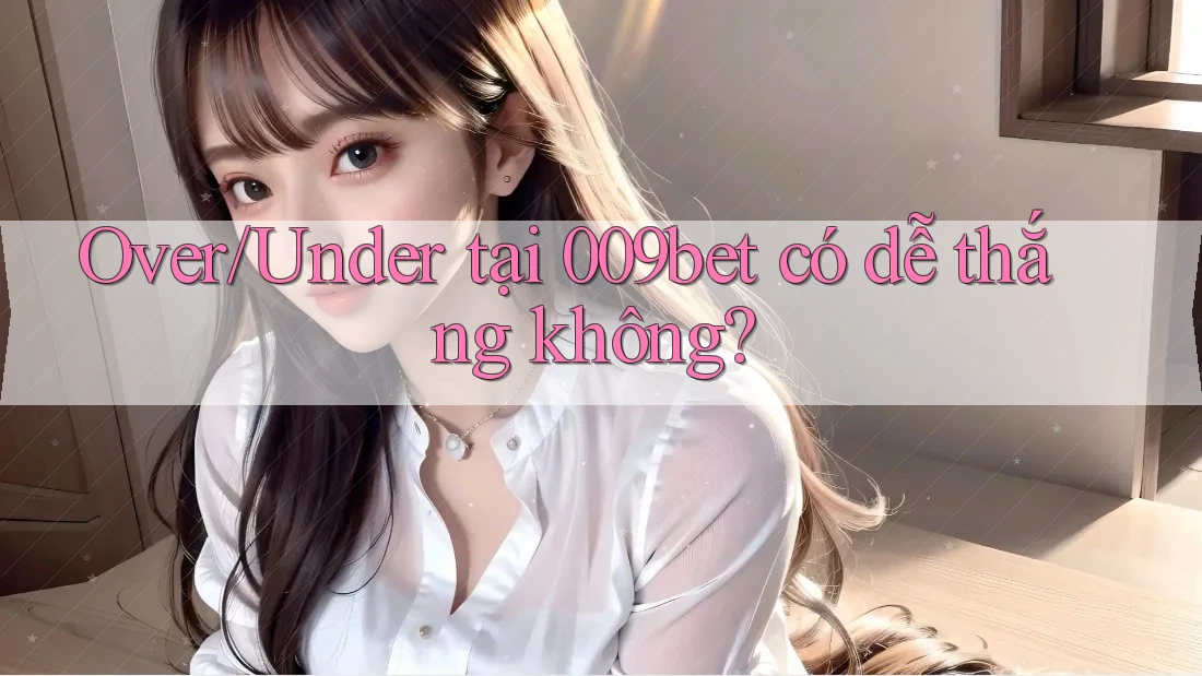 Over/Under tại 009bet có dễ thắng không?