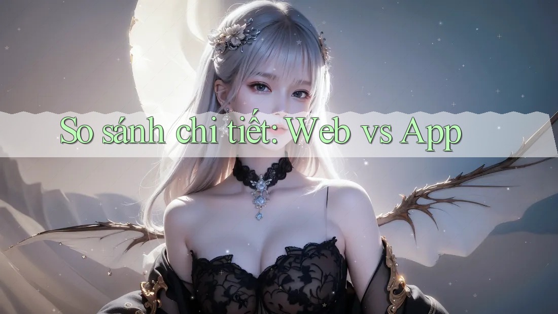 So sánh chi tiết: Web vs App