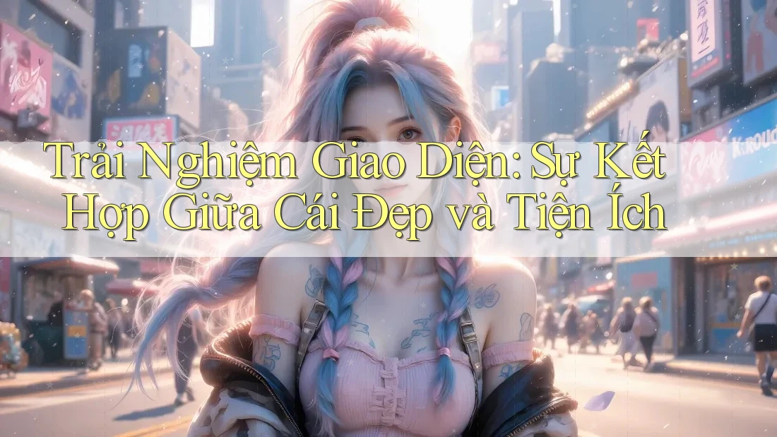Trải Nghiệm Giao Diện: Sự Kết Hợp Giữa Cái Đẹp và Tiện Ích