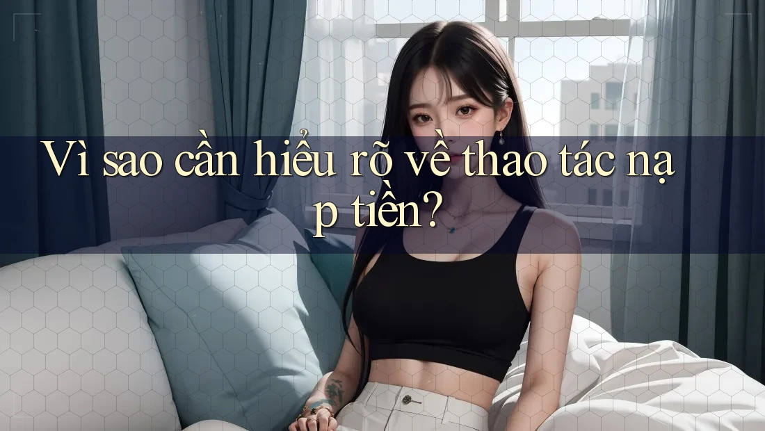 Vì sao cần hiểu rõ về thao tác nạp tiền?